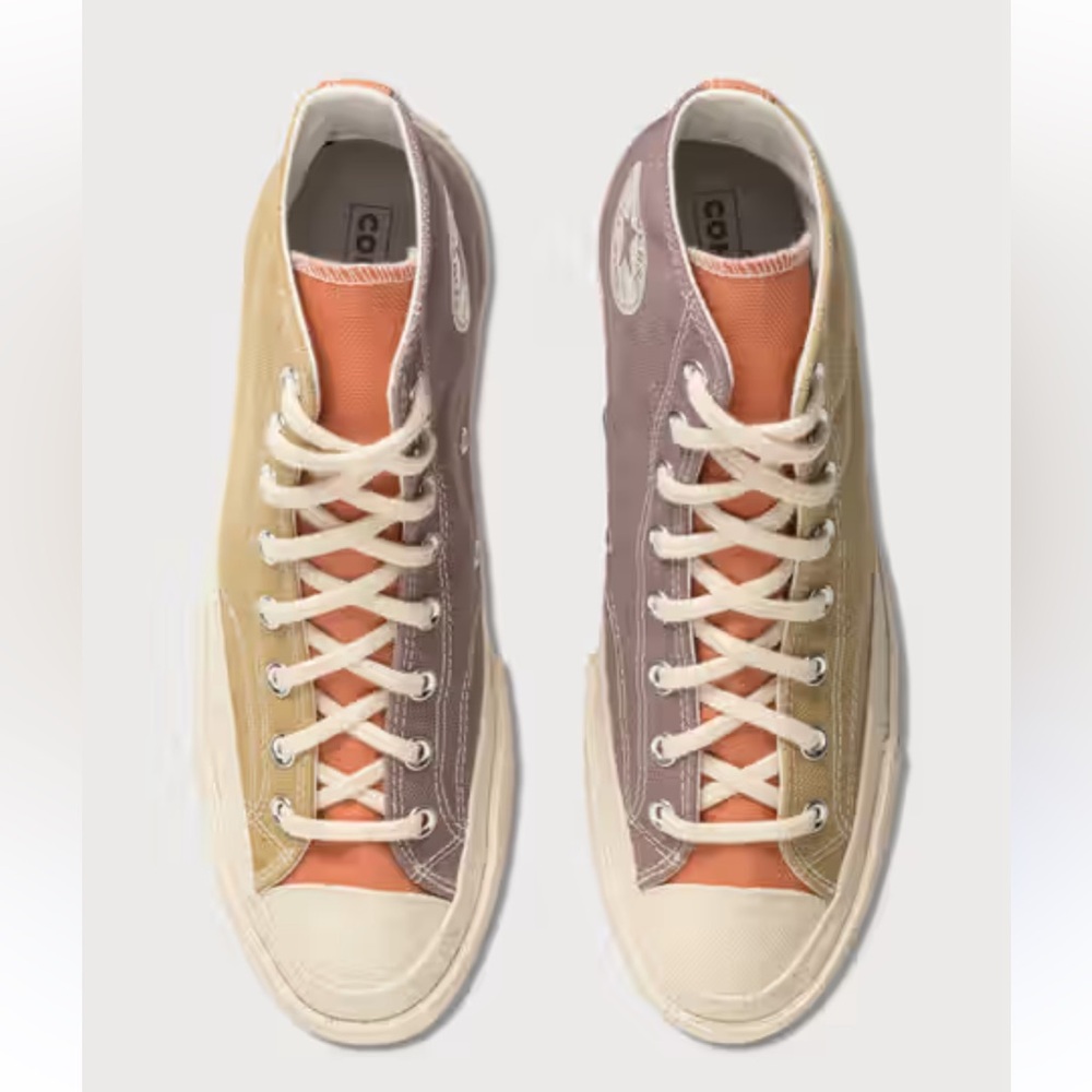 Converse High Top Sneakers in Mustard, Rust, and Mauve - Picture 4 of 12